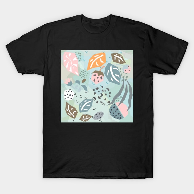 Plant Pattern T-Shirt by Kristina Stellar Scandinavian Land